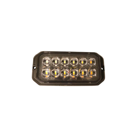 LED-TASOVILKKU 12W 10-30V ECE R10/R65 CLASS II 125,5X17X59,5MM I