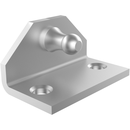 PARLOK KAASUJOUSEN KIINNITIN KUULATAPILLA, ZN 10MM - VASEN, 24X25MM