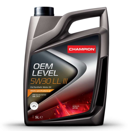 CHAMPION OEM LEVEL 5W30 LL III 5L  P4