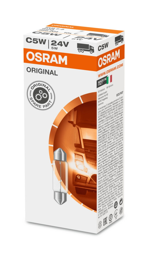 OSRAM POLTTIMO C5W 5W 24V SV8,5-8 LF 6423