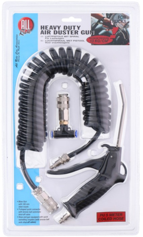 ALLRIDE PUHALLUSPISTOOLISARJA, YLEISMALLI 5M MUSTA ALL-30963
