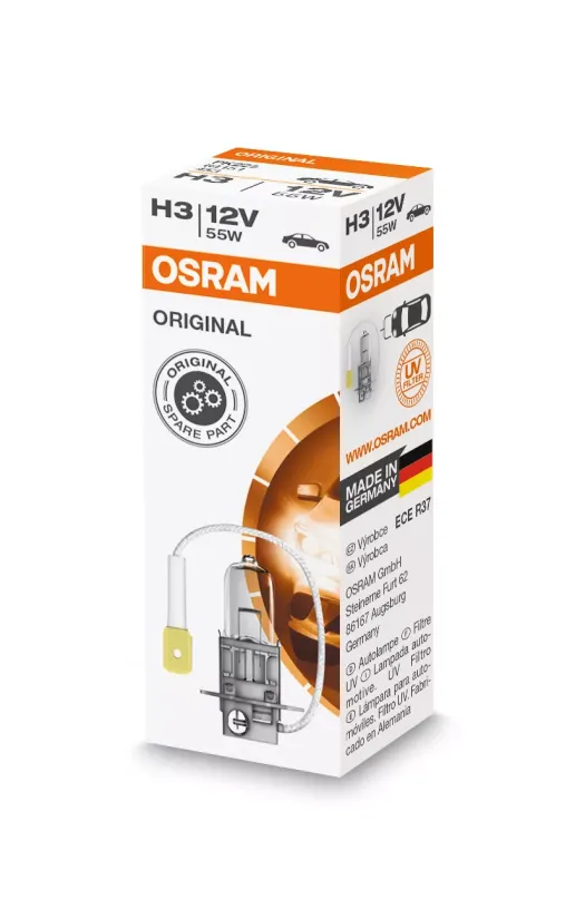 OSRAM POLTTIMO H3 55W 12V PK22S 64151