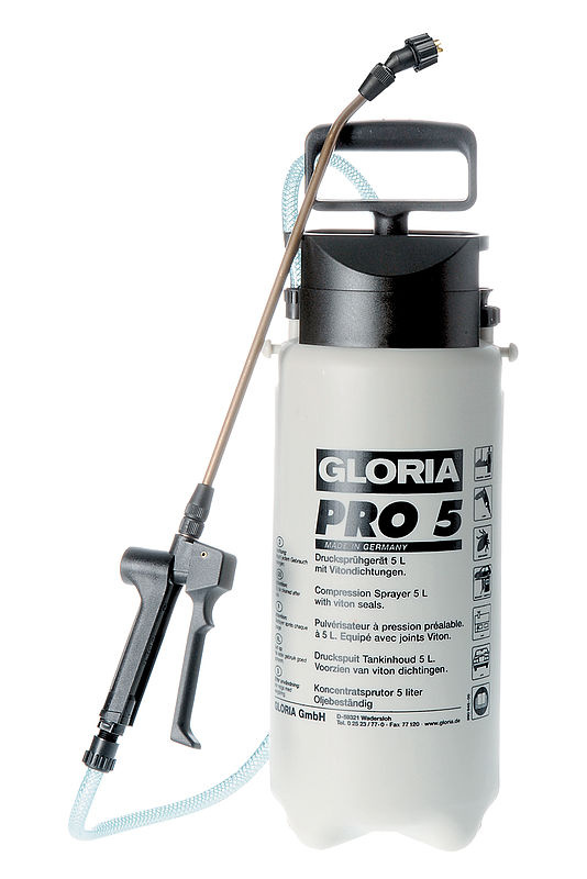 GLORIA PRO 5 PAINERUISKUKANNU VITON TIIVISTEILLÄ, 5L T830601
