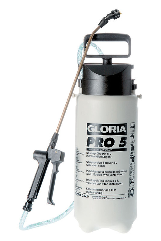 GLORIA PRO 5 PAINERUISKUKANNU VITON TIIVISTEILLÄ, 5L T830601