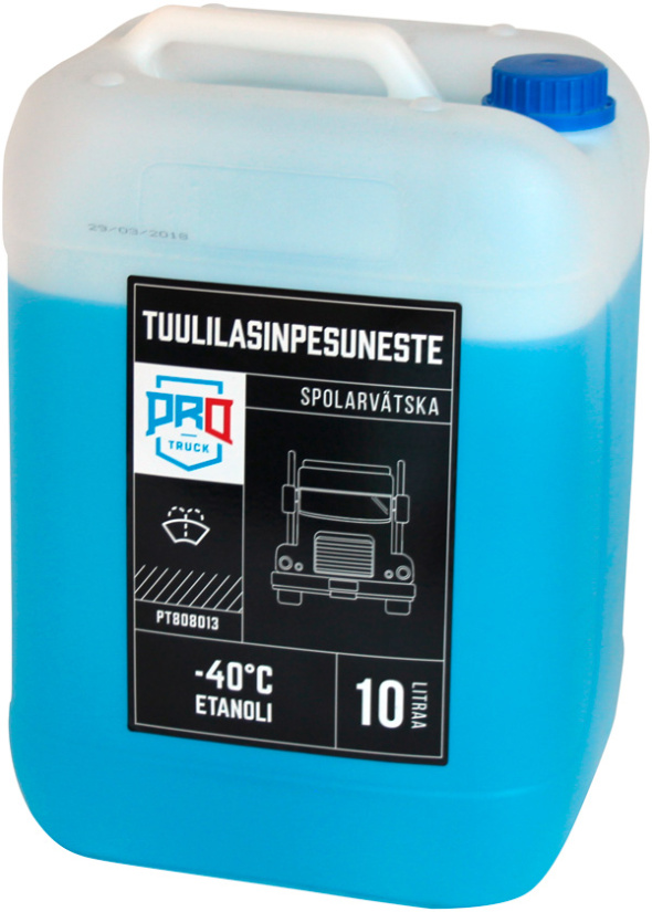 PROTRUCK -40° TUULILASINPESUNESTE 10L ETANOLI PT808013