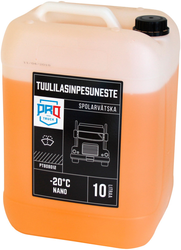PROTRUCK -20 NANO TUULILASINPESUNESTE 10L ETANOLI PT808012