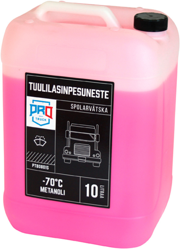 PROTRUCK -70° TUULILASINPESUNESTE 10L METANOLI, VAIN AMMATTIKÄYT PT808015