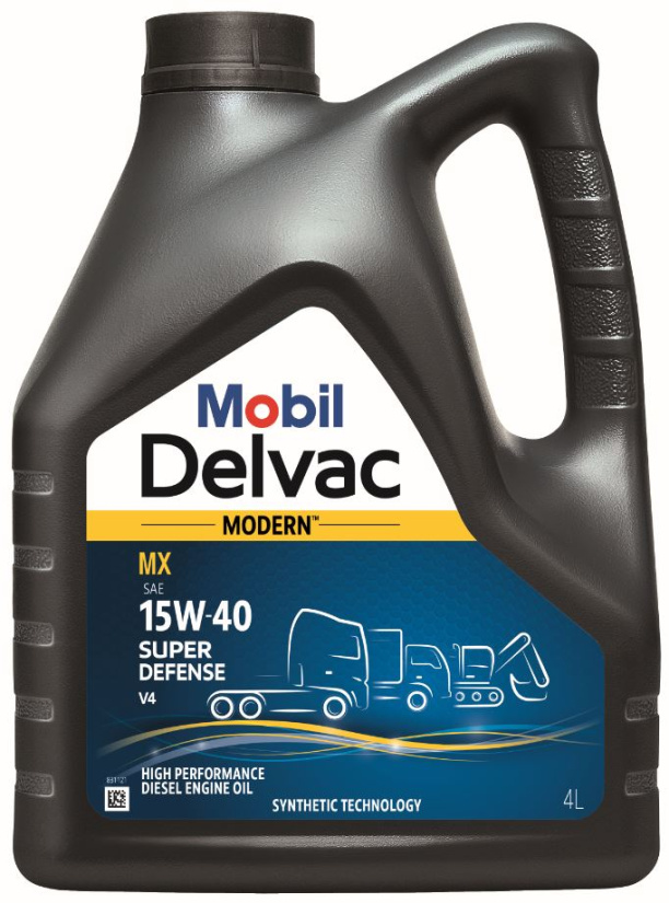 MOBIL DELVAC MODERN 15W-40 SUPER DEFENCE V4 4L 157463