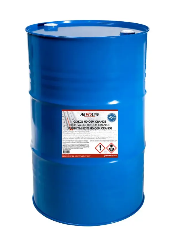 JÄÄHDYTINNESTE HD OEM ORANGE -40°C KÄYTTÖVALMIS 210L 345310
