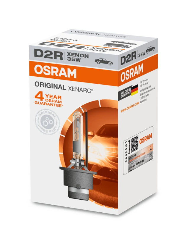 OSRAM XENARC ORIGINAL XENON POLTTIMO D2R 35W P32D-3 66250