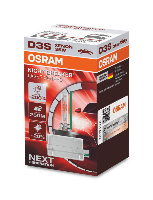 OSRAM D3S XNL +70% 35W PK32D-5  FS1 66340XNL