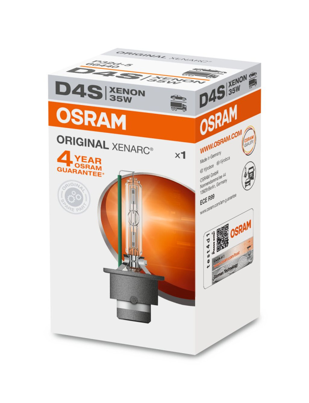 OSRAM XENARC ORIGINAL XENON POLTTIMO D4S  35W P32D-5 66440