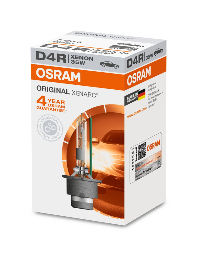 OSRAM XENARC ORIGINAL XENON POLTTIMO D4R  35W P32D-6 66450