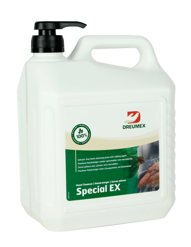 KÄSIENPESUAINE DREUMEX SPECIAL EX 2,7L PUMPPUKANNU P4 T842016