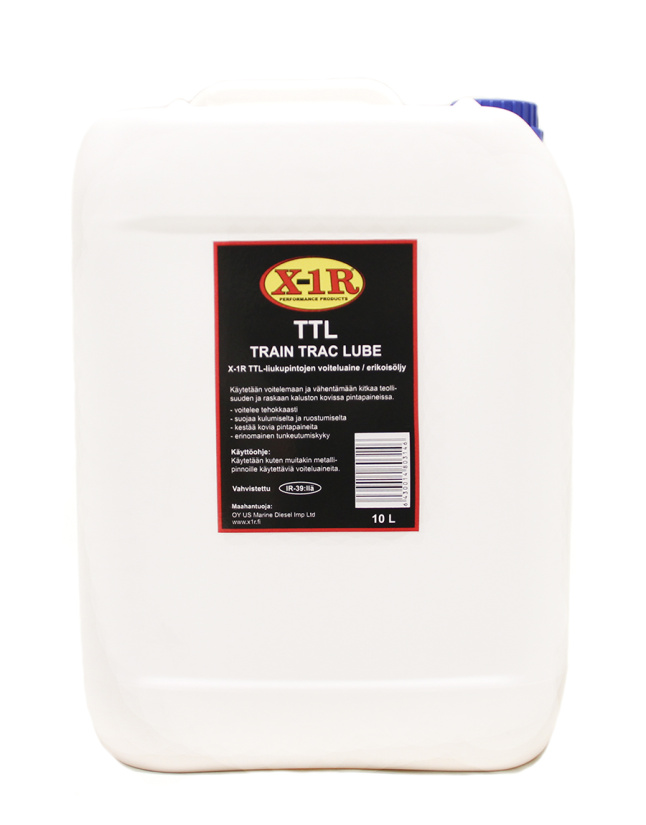 X-1R TRAIN TRACK LUBE LIUKUPINTAÖLJY, 10L T802310