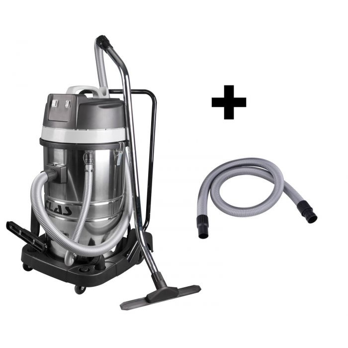 CLAS MÄRKÄ-KUIVAIMURI 2X1000W + LETKU 4000MM EG1040