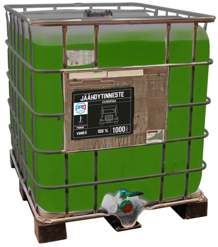 PROTRUCK JÄÄHDYTINNESTE VIHREÄ 1000L PT805018