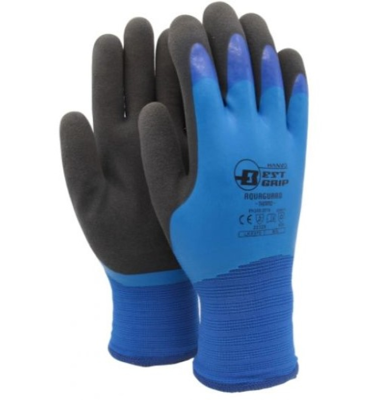 LATEX-PINNOITETTU KÄSINE, VEDENPITÄVÄ, VUORELLINEN  (12/120PR) K T846187