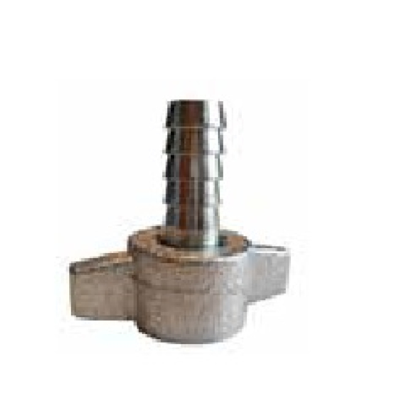 METALLINEN SIIPIMUTTERINIPPA TARKISTUSLIITTIMELLE 8 LETKULLE M16X1,5 301102