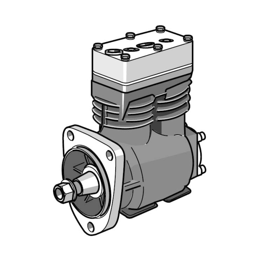 KNORR KOMPRESSORI CAT SISU E18 630 -VAIHTO-OSA- KB-SEB01676