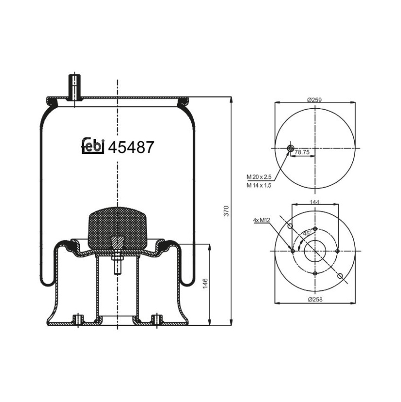 FEBI ILMAPALJE SCHMITZ/WEWELER, MB HENDRICKSON FE-45487