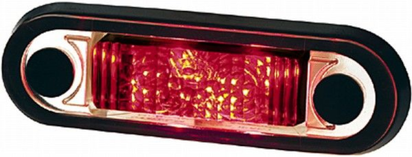 HELLA ÄÄRIVALO LED 8-28V, PUNAINEN HL-2XA959790-407