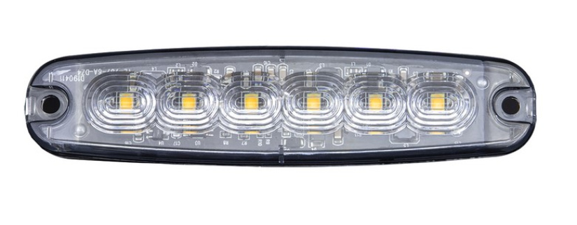 SLD CRUISE LIGHT TASOVILKKU, ORANSSI 6-LED, KIRKAS LINSSI, 9-30V 850203HP-A