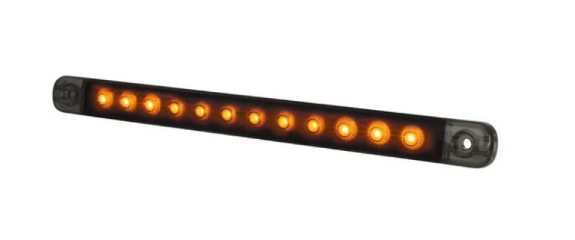 SLD DARK KNIGHT SLIM PITKÄ 12/24 VILKKUVALO,KIRKAS/SAVULINS,KELT 800334