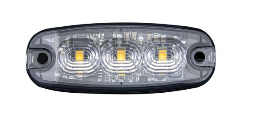 SLD CRUISE LIGHT TASOVILKKU ORANSSI 3-LED KIRKAS LINSSI, 9-30V D 850201HP-A