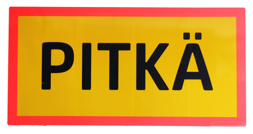 HCT KILPI - PITKÄ, HEIJASTAVA ALUM. 1000X500MM T837101