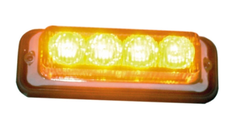 LED-TASOVILKKU 4XTEHOLED 12/24V KELT. ECE/R65 LUOKKA1, IP68 29X1 850165HP-A