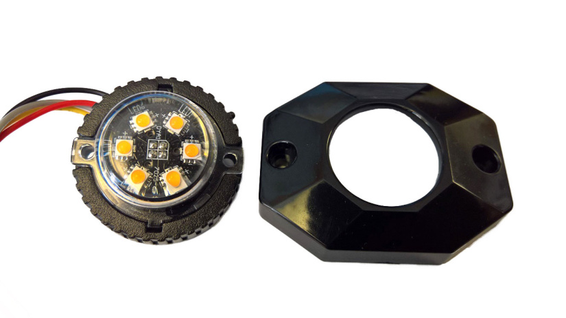 LED-TASOVILKKU PYÖREÄ,24MM REIKÄÄN/ UPOTETTAVA/PINTA-ASENN. 10-3 22400030