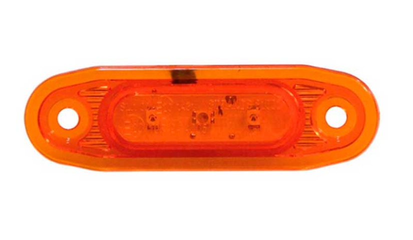 SLD LED-ÄÄRIVALO KELTAINEN, 3-LED. 12/24V, 5M JOHTO. 810022