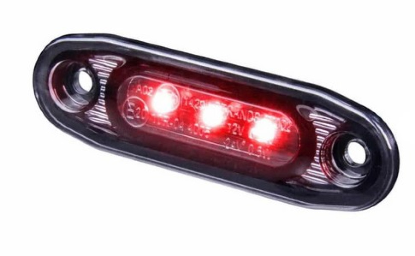 SLD DARK KNIGHT ULTRA SLIM LYHYT ÄÄRIVALO KIRKAS/SAVULINS, PUNAI 810029