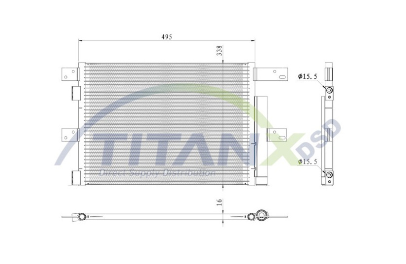 TITANX LAUHDUTIN IVECO EUROCARGO SIS. KUIVAIMEN CD159004