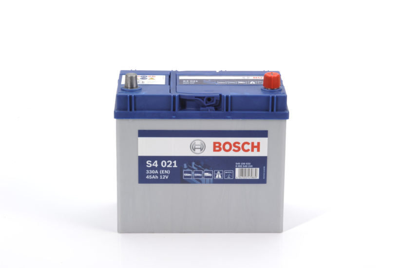 BOSCH AKKU S4 45AH/330A, -/+ , 238X129X227MM, 1-TYYPIN NAVAT , P 0092S40210