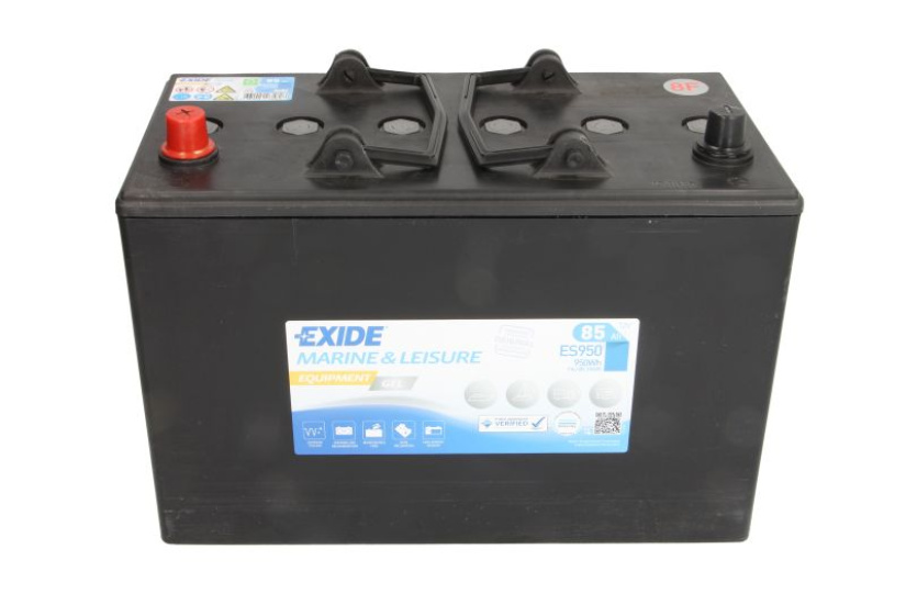 AKKU EXIDE GEL +/- 85AH 12V 460A (235X175X350) EX-ES950