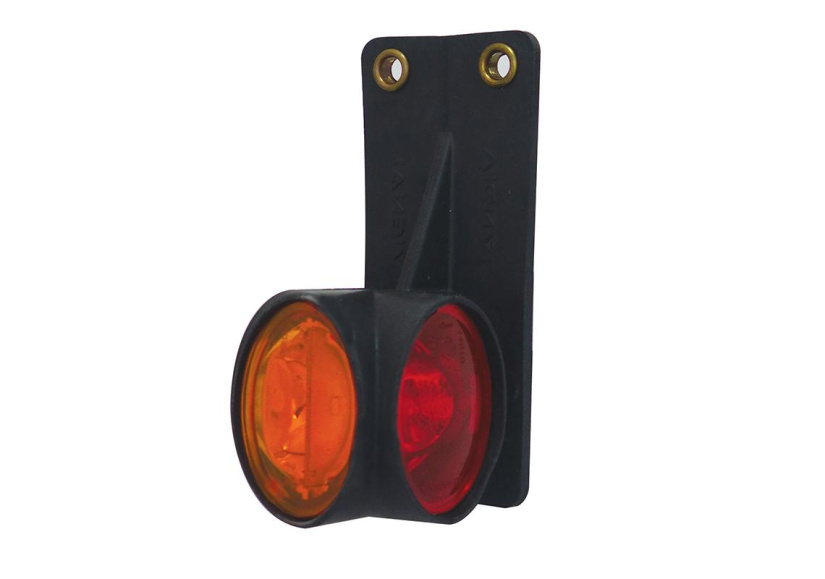 LED-KUMIVARSIVALO VASEN L110MM ADR PUNAINEN/VALKOINEN 12-24V JOH PT872244