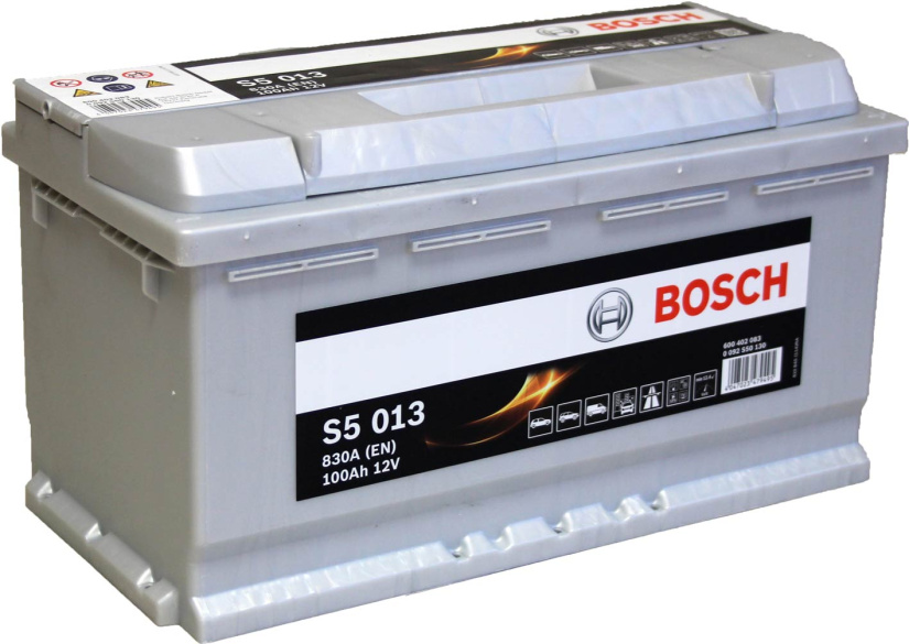 BOSCH AKKU S5 100AH/830A , 353X175X190MM -/+ 0092S50130