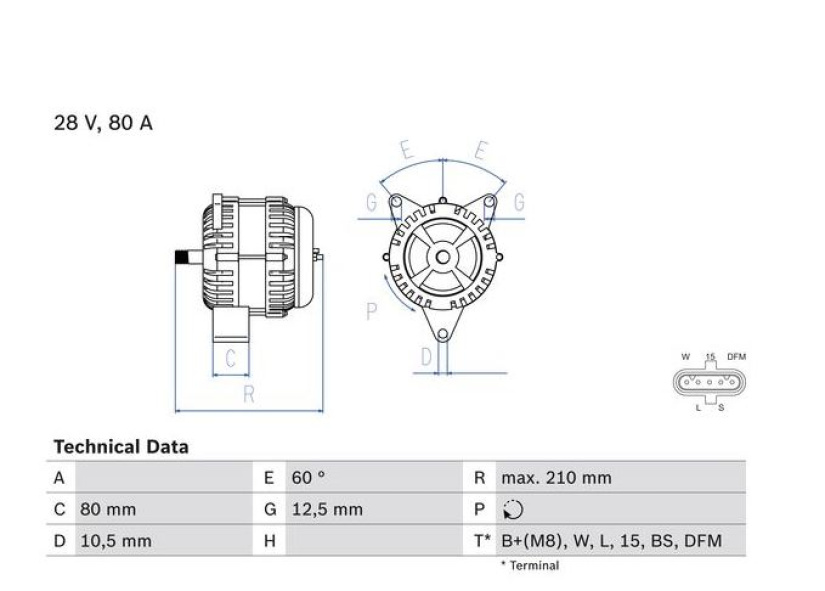 GENERAATTORI 0986048100
