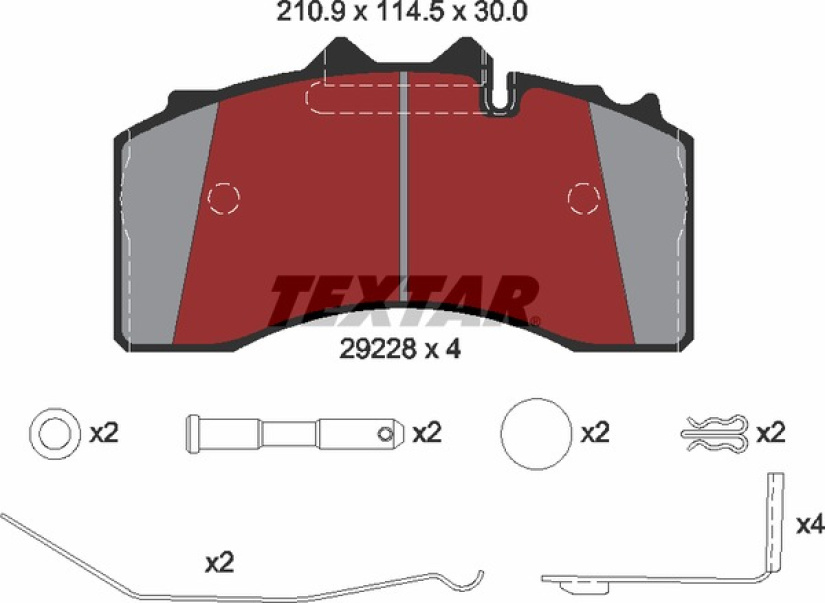 TEXTAR JARRUPALASRJ. BPW TSB4309, T8200 2922801