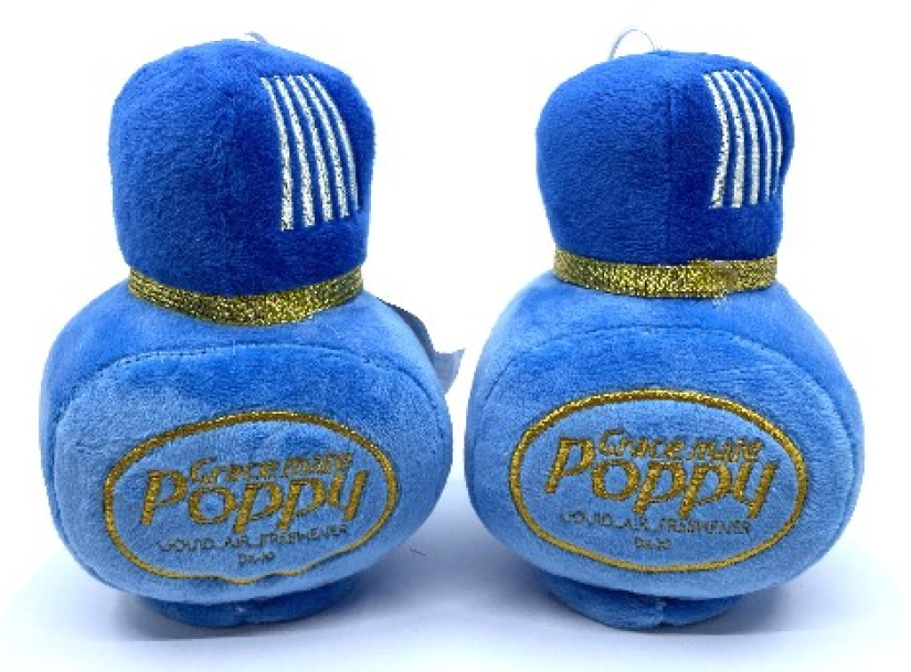 GRACE MATE POPPY PLUCHE BOTTLE KARVANOPAT SININEN T930432