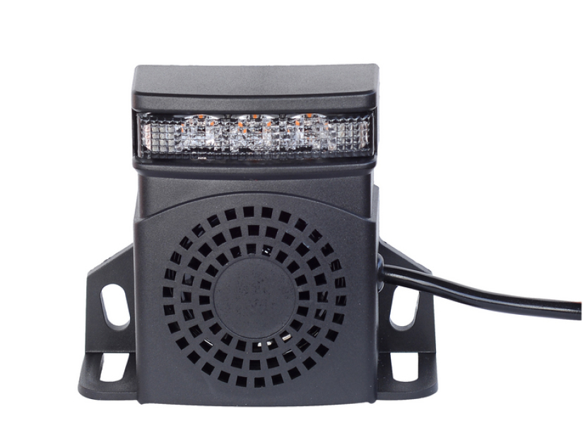 PERUUTUSHÄLYTIN KELTAISELLA LED-VAROITUSVALOLLA! 9-80V, 92-107DB 850200-AM