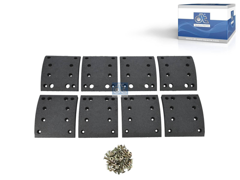 DT DRUM BRAKE LINING KIT 4.91136