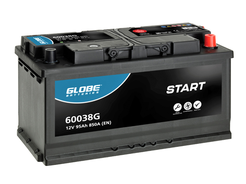 GLOBE START SMF 95AH 353X175X190 -/+ 850A EN 1806-60038G