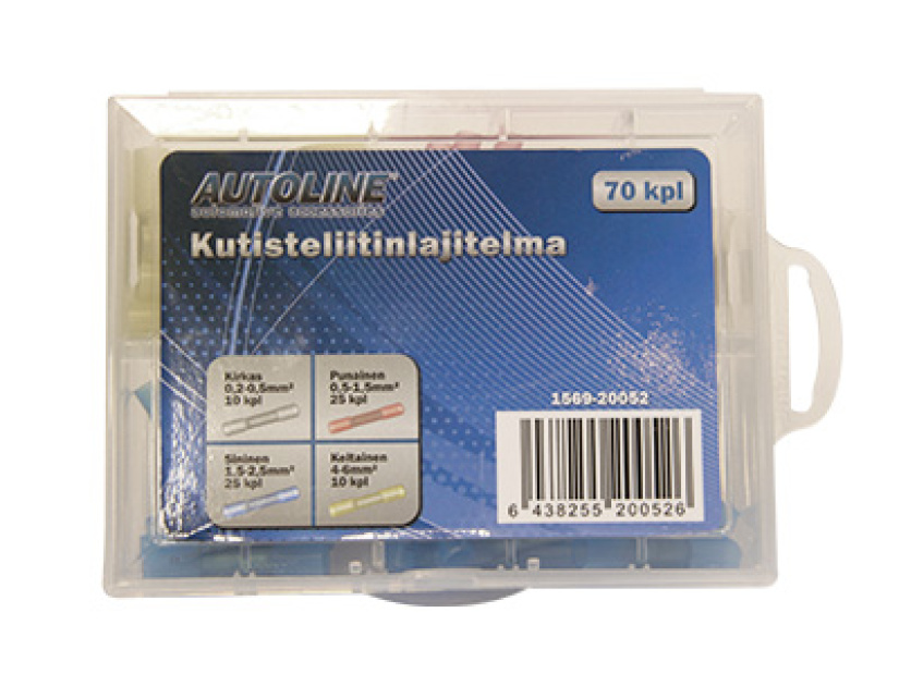LIITINLAJITELMA 70KPL KUTISTEJATKOT 1569-20052