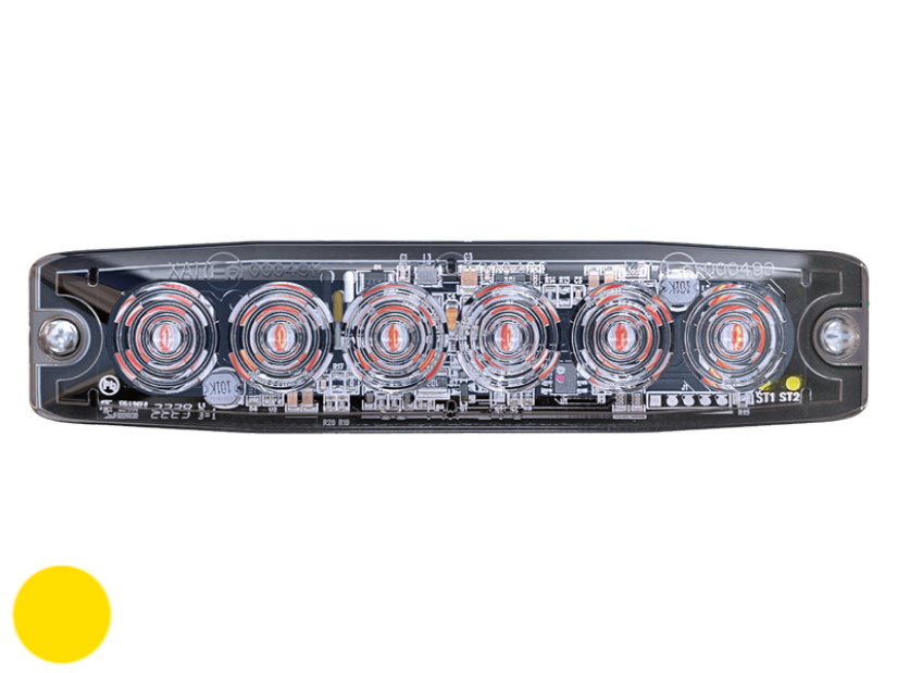 AXIXTECH LP6 LED-TASOVILKKU R65 12/24V 6-LED KELT. 1603-300754