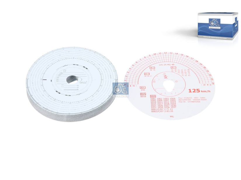 DT TACHOGRAPH DISC SET 1.21642