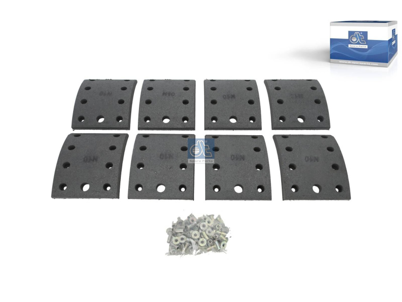 DT DRUM BRAKE LINING KIT 4.91452