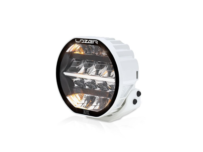 LAZER SENTINEL 7" ELITE VALKOINEN LED-KAUKOVALO, PARKKIVALOLLA R 0S7-ELITE-PL-WHT